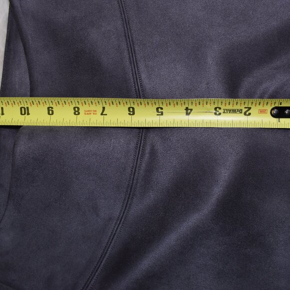 White House Black Market Faux Suede Runway Leggings Gray Size 4 Small - Picture 7 of 14